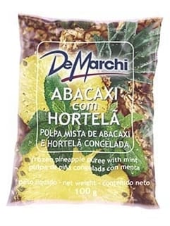 Polpa de Fruta Congelada de Abacaxi com Hortela De Marchi Embalagem 1