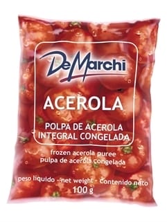 Polpa de Fruta Congelada de Acerola De Marchi Embalagem 1