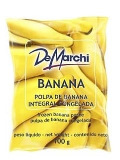 Polpa de Fruta Congelada de Banana De Marchi Embalagem 1