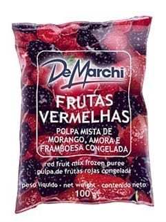 Polpa de Fruta Congelada de Frutas Vermelhas De Marchi Embalagem 1