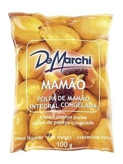 Polpa de Fruta Congelada de Mamão De Marchi Embalagem 1